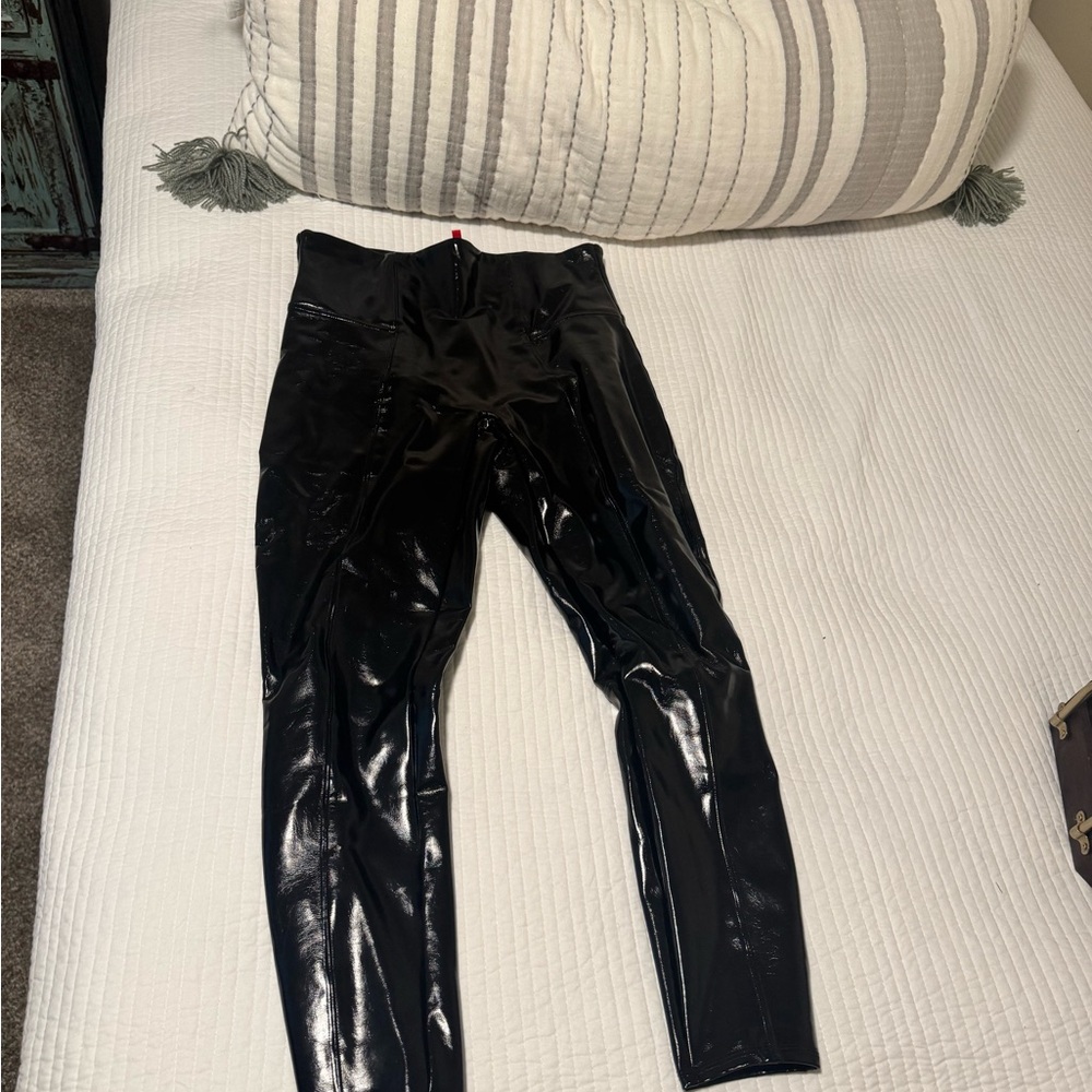 Spanx Patent Leather Leggings